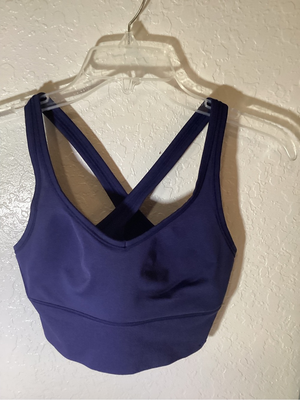 PINK Victoria's Secret Crossback Sports Bralette - Deep blue